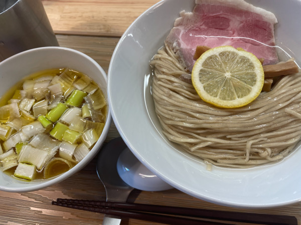 「昆布水つけ麺・塩：1000円」@麺屋 松もとの写真