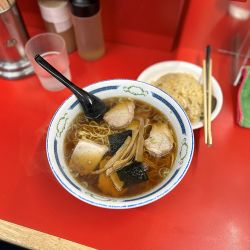 チャーシューメン＋半チャーハン