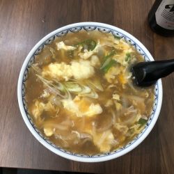今金めん(醤油)生姜、ニンニク