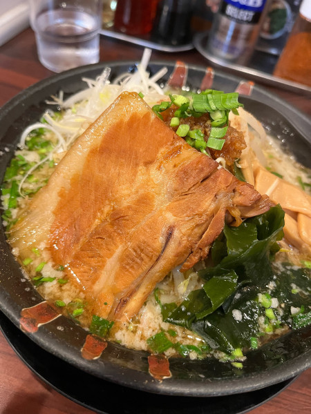 「塩らぁめん」@らあめん一撃 松戸駅前店の写真