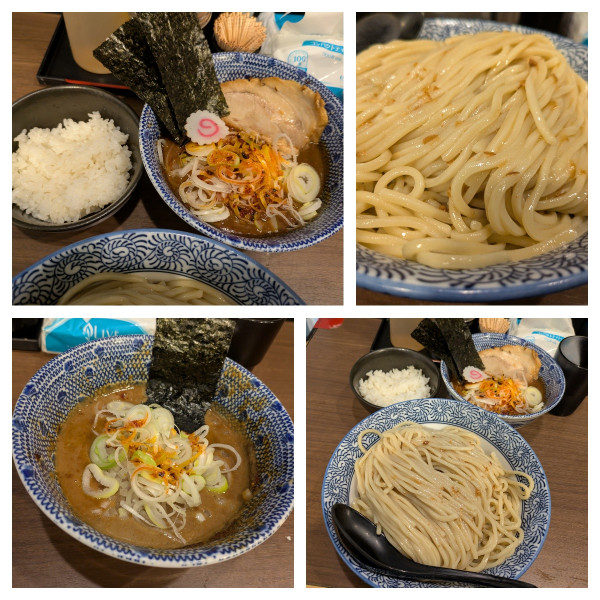 「【限定】秩父味噌つけ麺特盛➕半ライス」@狼煙 東大宮店の写真