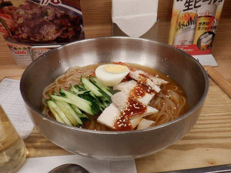 「ポッサム冷麺」@スンドゥブ 純豆腐 中山豆腐店の写真