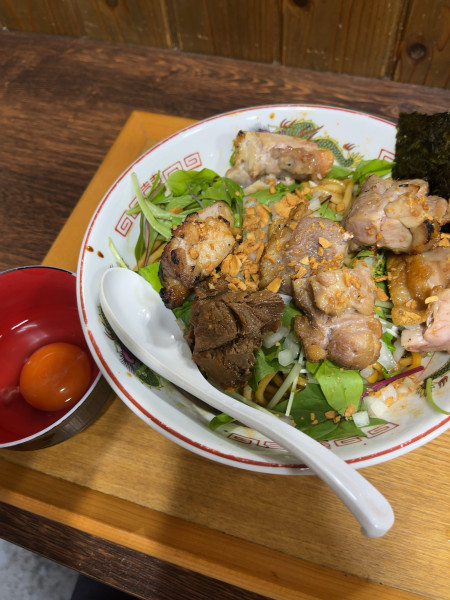 「【限定】肉まぜそば」@らぁ麺 大金星の写真