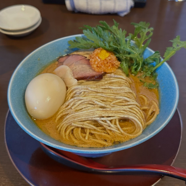 「あん肝そば」@麺処 青野の写真