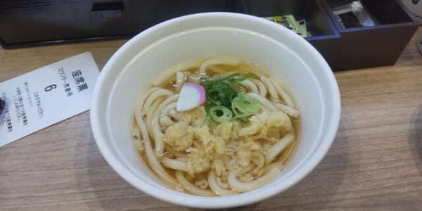 「かけうどん 平日限定 90円」@かっぱ寿司 福島黒岩店の写真