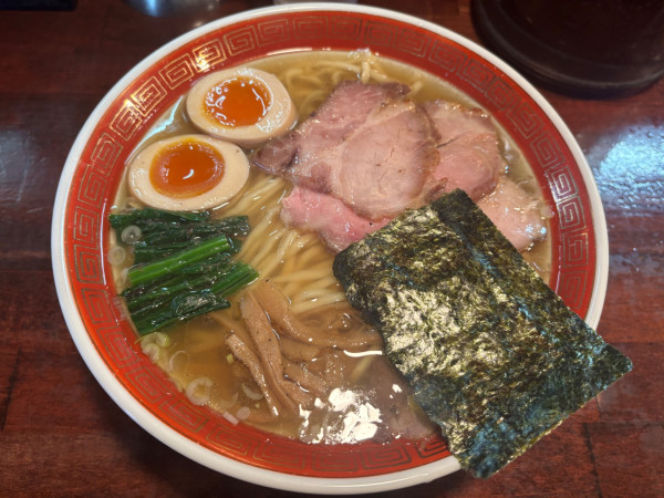 「アサヒスーパードライ小瓶おつまみメンマ〜特塩平打大盛り」@麺処 懐やの写真