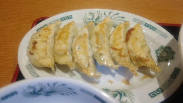 「セットの餃子」@日高屋 羽村緑ヶ丘店の写真