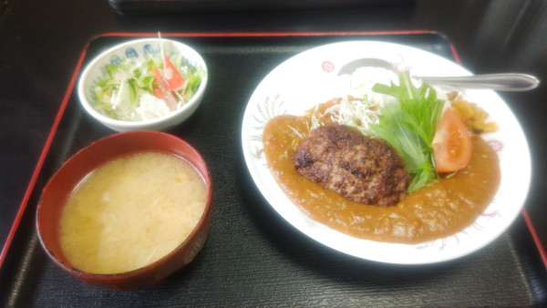 「ハンバーグカレー」@大野屋の写真