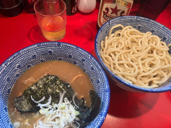 「つけ麺　メンマ　瓶ビール」@自家製中華そば 勢得の写真