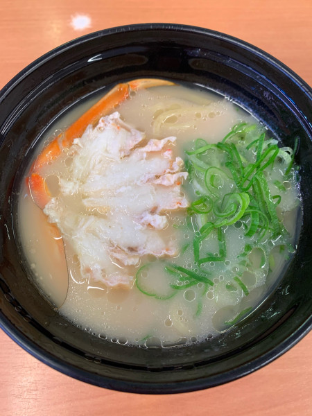「かに白湯ラーメン」@スシロー 船橋店の写真