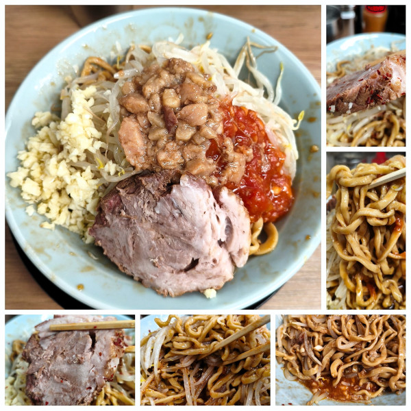 「ガーリックトマト俺道汁なし(限定)　￥1250」@俺の生きる道 入谷店の写真