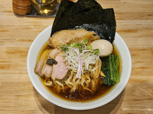 「手揉み中華そば(全部入り)」@中華ソバ ビリケンの写真