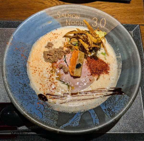 「サーモン担々麺（1080円）」@サーモンnoodle3.0の写真