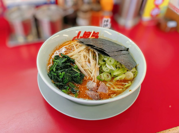 「辛味噌󠄀ネギラーメン」@ラーメン山岡家 一宮店の写真