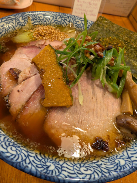 「カリフリのねぎそば」@らーめん森や。の写真