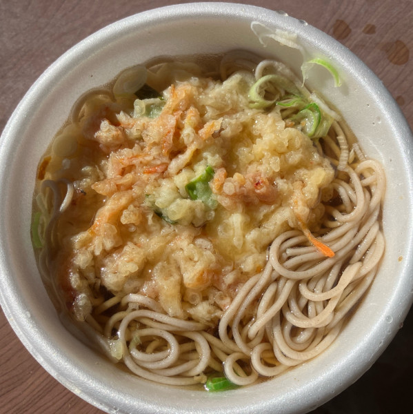 「天ぷらそば400円」@オートパーラーシオヤの写真