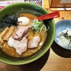 特製焼きあご塩ラーメン+茶漬け