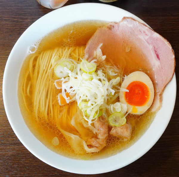 「【限定2】特製鶏そば 塩＋ビール」@中華そばイデタの写真