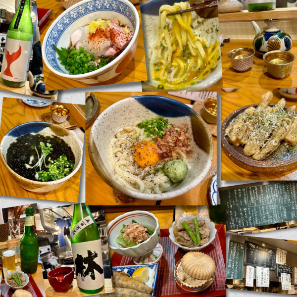 「のりバター釜玉うどん etc」@うどんスナック松ト麦の写真