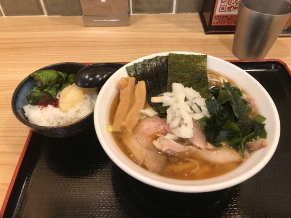「朝ラー(並) 680円」@つけ麺大輝の写真