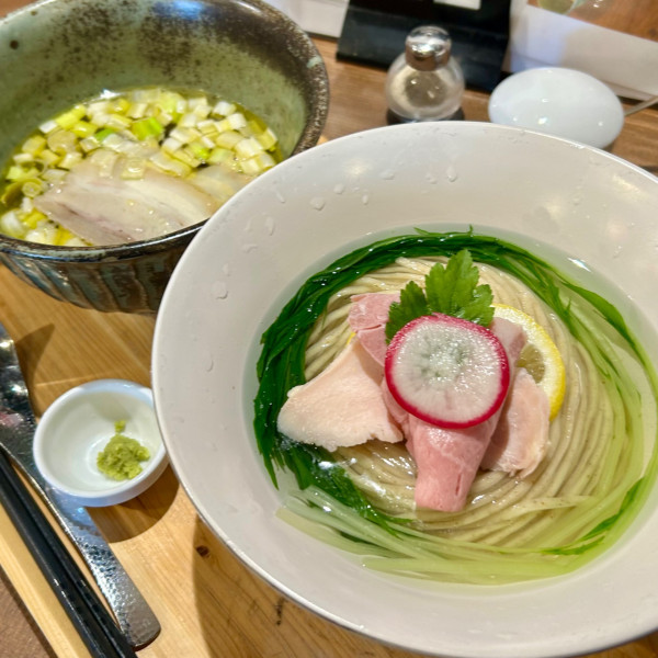 「昆布水つけ麺（塩）」@Ramen みず菜の写真