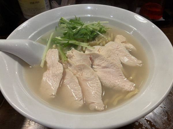 「ゆず塩とり麺」@濃厚担々麺・らーめんつけめん 仁の写真