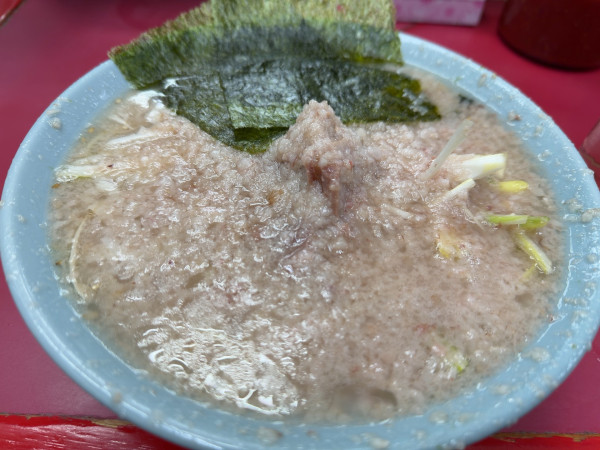 「ネギ塩ラーメン740円＋コテコテ150円」@ラーメンショップ 牛久結束店の写真