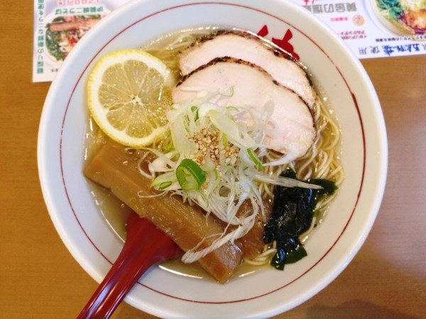 「黄金の塩鶏そば（かため）＋大盛」@麺や 藏人の写真