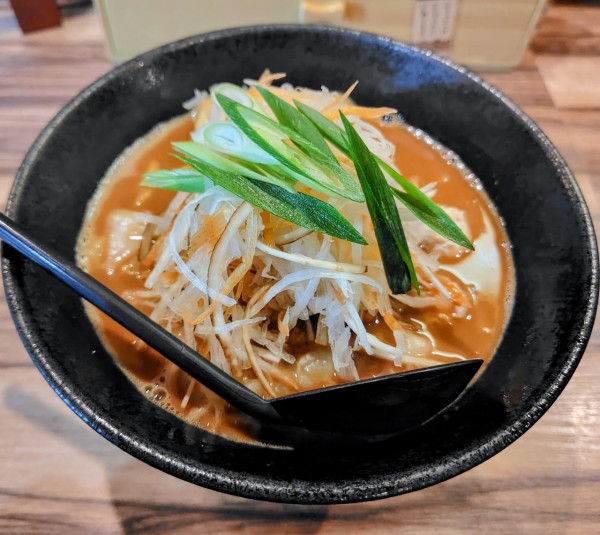 「【限定B】八丁味噌ラーメン 1200円 ワンタン 150円」@麺や ふくわらいの写真