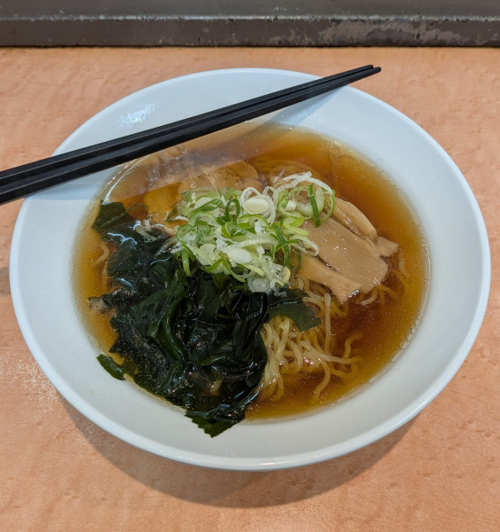 「中華そば（480円）」@奥多摩そば 南武ホーム店の写真