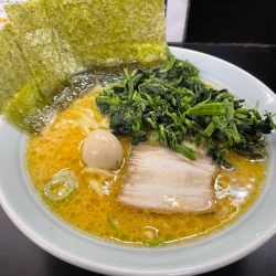 ラーメン　ほうれん草トッピング