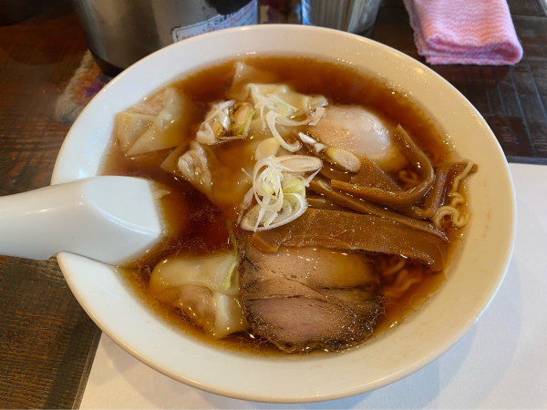 「東京神保町らーめん昔味 ワンタン麺1,150円」@麺や 菜かむらの写真