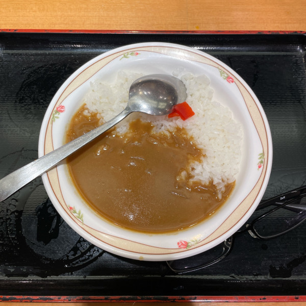 「ミニカレー」@かのや 新橋駅構内店の写真