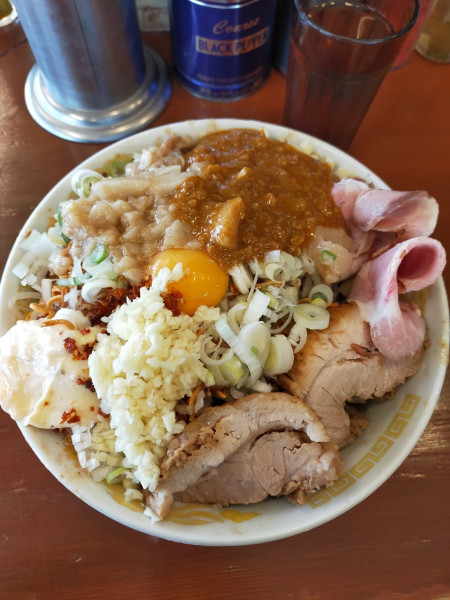 「まぜそば極み大¥1,200」@それいけ！たかちゃんラーメンの写真