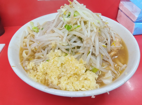 「小ラーメン　ニンニク」@ラーメン二郎 仙台店2の写真