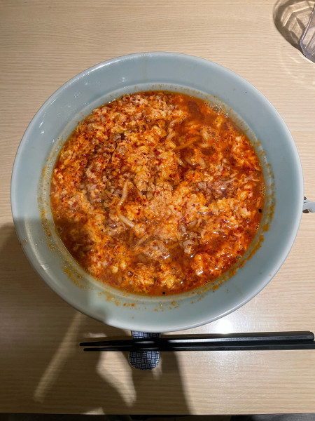 「ヌータンタンメン(800円)中辛」@コーチン専科 ここからの写真