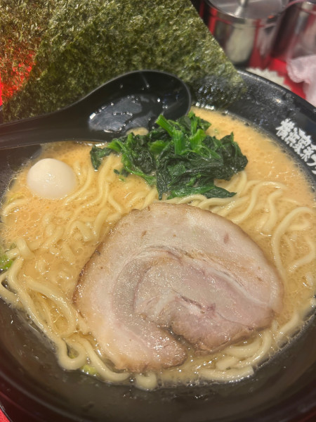 「味噌ラーメン」@横浜家系ラーメン 万願寺 大和家の写真