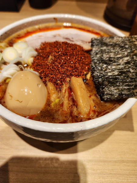 「味玉辛辛魚らーめん」@麺処 井の庄 天満店の写真