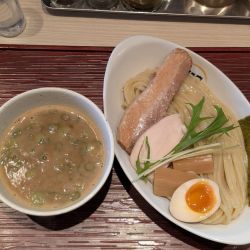 鶏白湯魚介つけ麺並200g