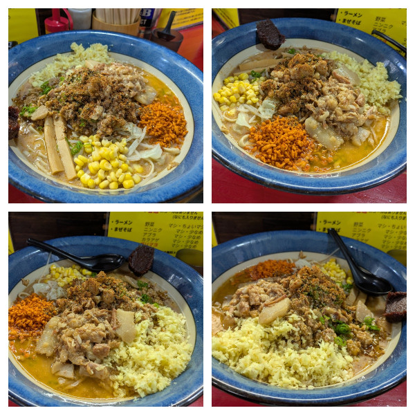 「【限定】濃厚肉味噌ラーメン➕麺増し➕旨辛味噌」@鷹の目 川口店の写真