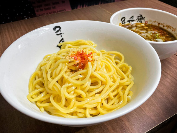 「にんにくつけ麺（大盛り）」@つけ麺 千兵衛の写真