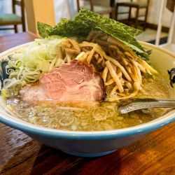 夜の支那ソバ+のり+ねぎ+メンマ