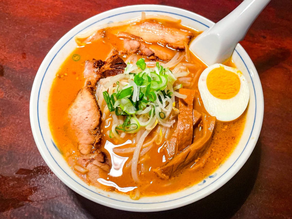 「味噌ラーメン＋ミニ焼豚丼」@CAFE HAMBONEの写真