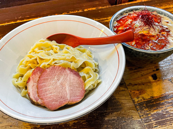 「辛つけ＋ランチチャーシュー丼」@東京味噌らーめん 鶉の写真