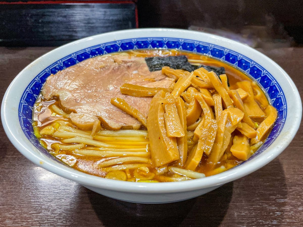 「らーめん（中盛）」@中華そば べんてんの写真