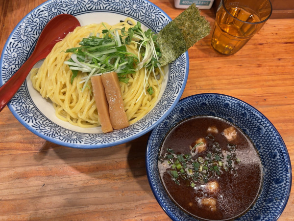 「つけ麺中盛(300g)1200円」@赤坂麺処 友の写真