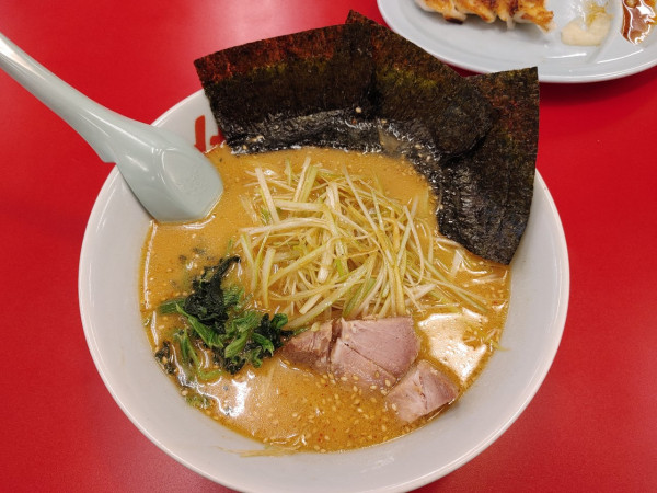 「特製味噌ネギラーメン　990円」@ラーメン山岡家 大田原店の写真