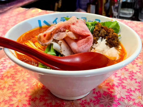 「凛々しい海老カレー×とまとヌードル(限定)」@らーめん凛々の写真