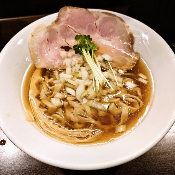 「いりこそば　手揉み麺」@オカモトモノガタリの写真