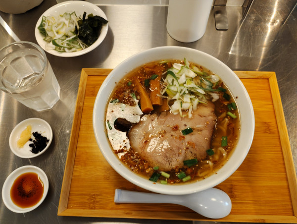 「【期間限定】塩らーめん」@らーめんと餃子かんなの写真